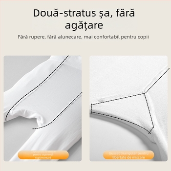 Colanți balet pentru copii cu aderență antiderapantă – respirabili, subțiri, elasticitate mare, amestec spandex-bumbac