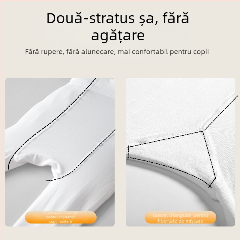 Colanți balet pentru copii cu aderență antiderapantă – respirabili, subțiri, elasticitate mare, amestec spandex-bumbac