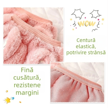 Manșete pentru brațe copii - calde, model desen animat (Iarnă, Desen animat, Bumbac 100%, Kumquat)