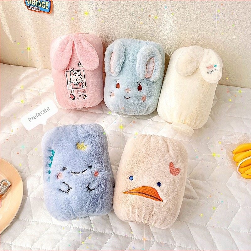 Manșete pentru brațe copii - calde, model desen animat (Iarnă, Desen animat, Bumbac 100%, Kumquat)