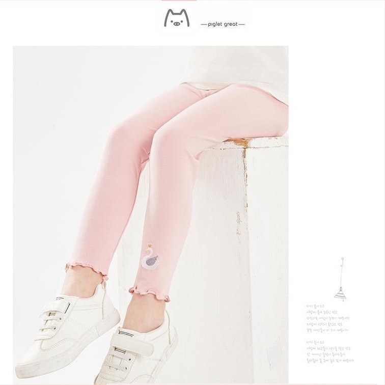 Colanți pentru fetițe, stil lejer pentru vară, 90% poliester, talie medie, material ușor, potriviți pentru copii peste 8 ani