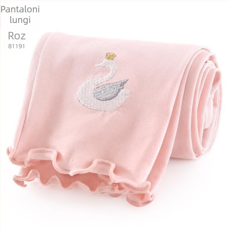 Colanți pentru fetițe, stil lejer pentru vară, 90% poliester, talie medie, material ușor, potriviți pentru copii peste 8 ani