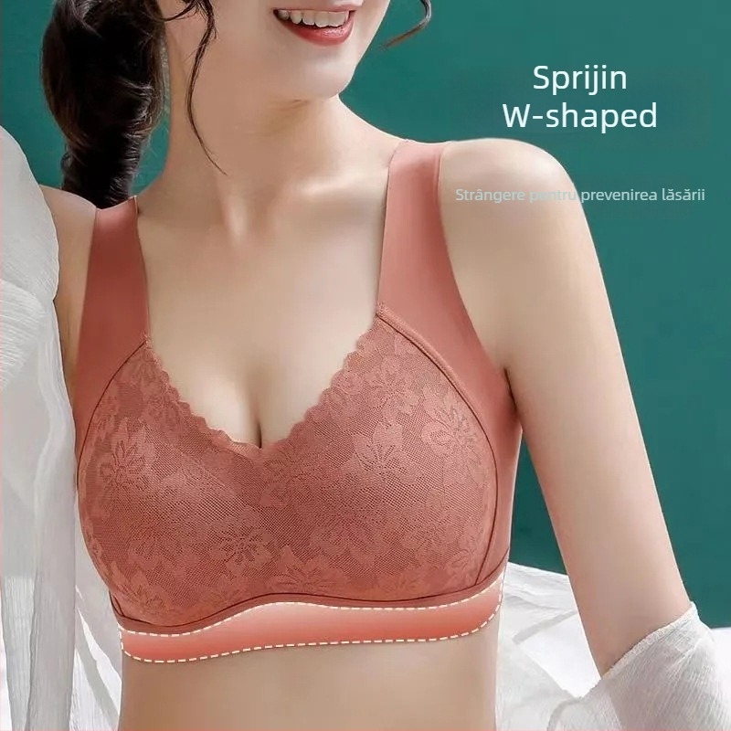 Bustier sport din nylon, fără cusături, cu bandă la spate, cupă completă, vârf subțire în partea superioară și partea inferioară mai groasă, respirabil