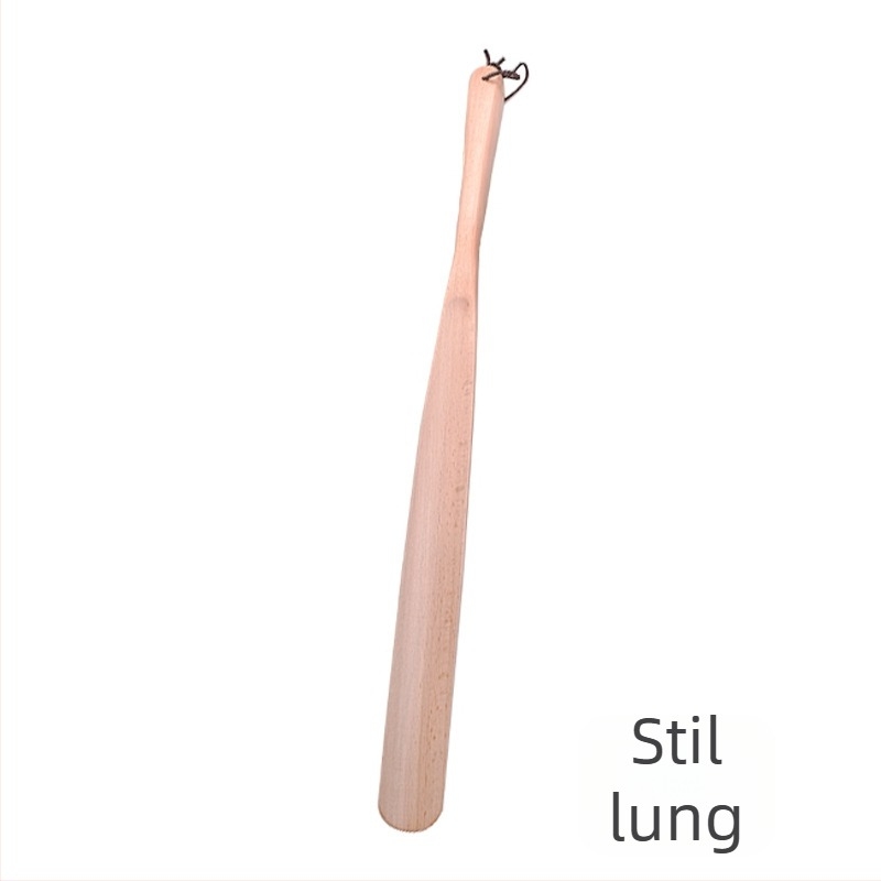 Cârlig de încălțăminte din lemn de fag cu mâner lung – Model XD-2358, Konbida (pentru persoane în vârstă și însărcinate)