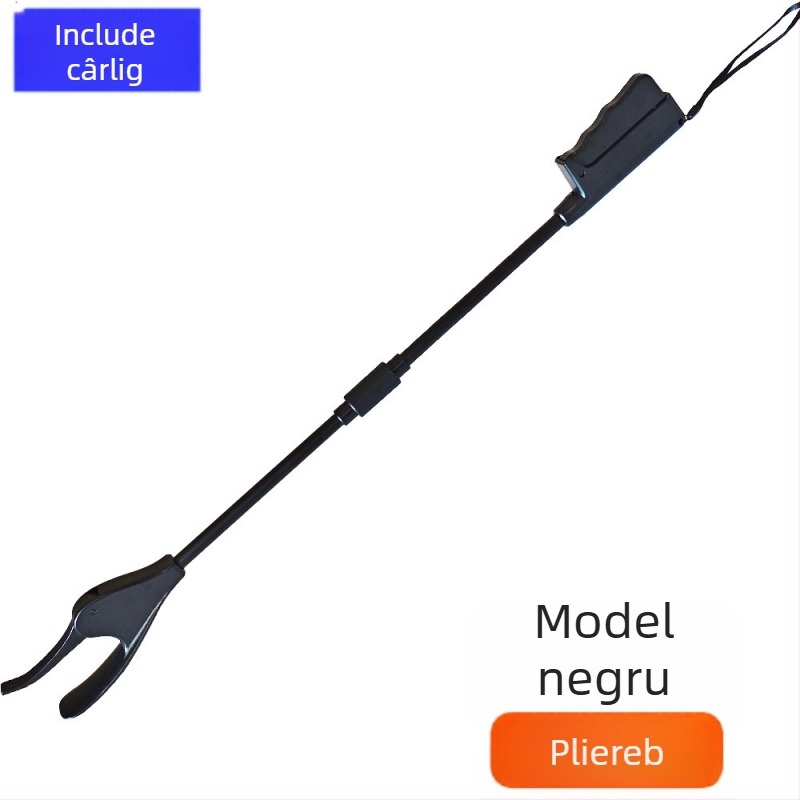 Ajutor multifuncțional pentru încălțăminte cu mâner lung și clips — Model 20524654, pentru persoane în vârstă și gravide