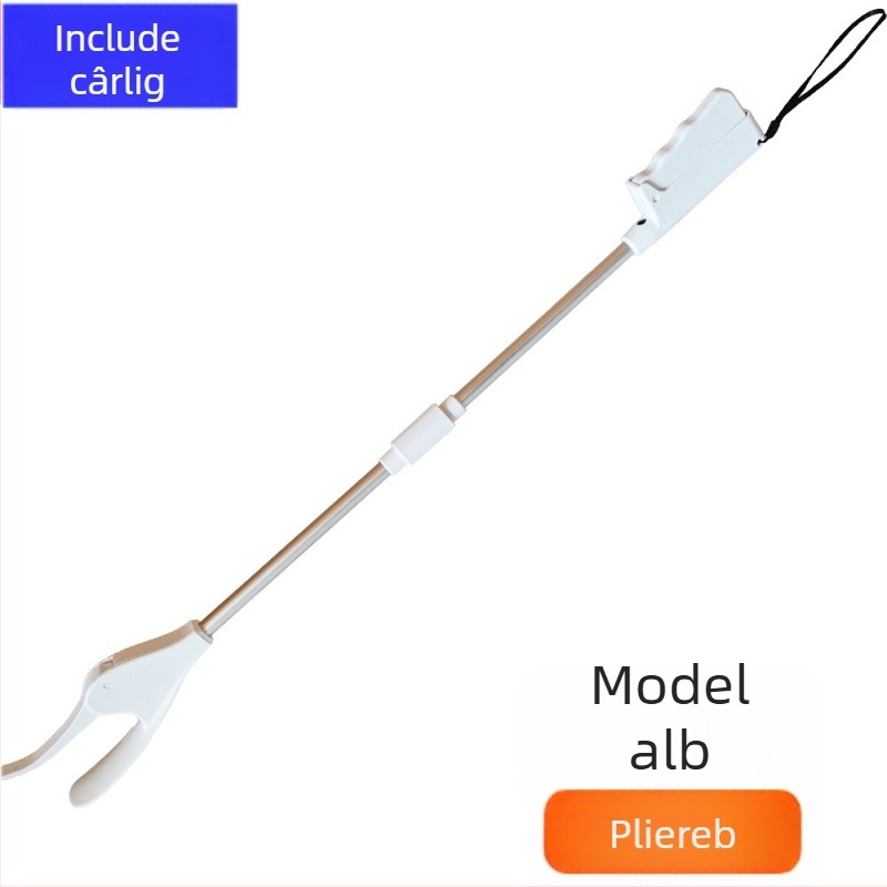 Ajutor multifuncțional pentru încălțăminte cu mâner lung și clips — Model 20524654, pentru persoane în vârstă și gravide