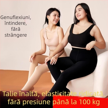 Colanți cu căptușeală velur, grosime medie, nylon 70–80%