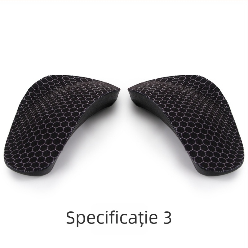 Talpă ortopedică jumătate pentru platfus – susținere a arcului, PU, unisex, potrivit pentru adidași, pantofi din piele și sandale