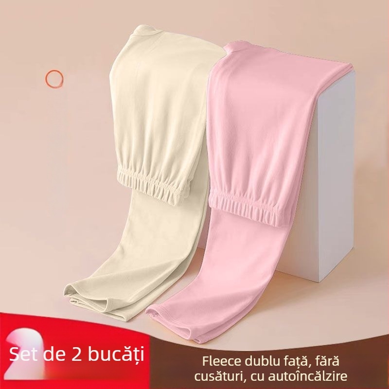 Colanți pentru fete, culoare solidă, țesătură Derong (Derong țesătura, 100% poliester, talie medie, vârste 3–8 ani, primăvară–toamnă–iarna)