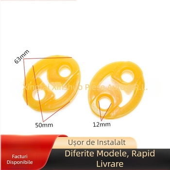 Suport universal pentru țeava de evacuare cu inel de ridicare cu două găuri și bloc tampon