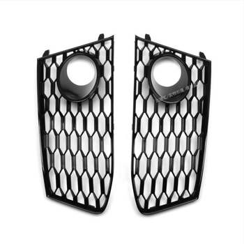 Ramă pentru farul de ceață și decor grilă Audi A7/S7/RS7 – ABS material, montaj în bara, 09-18