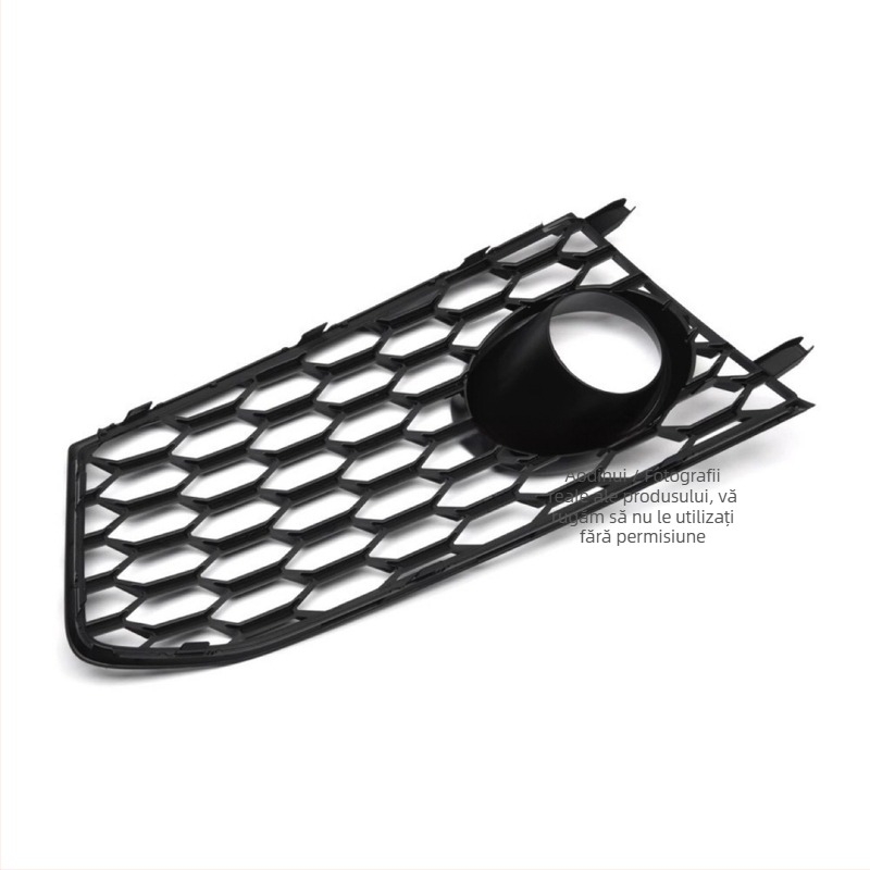 Ramă pentru farul de ceață și decor grilă Audi A7/S7/RS7 – ABS material, montaj în bara, 09-18