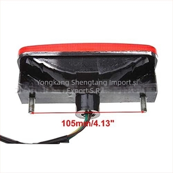 Lampa de stop spate pentru motocicletă FC50 Beat, model J065-001, 12V, carcasă din plastic, iluminare puternică