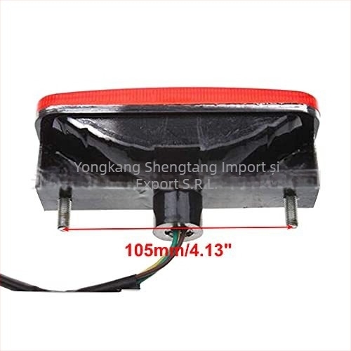 Lampa de stop spate pentru motocicletă FC50 Beat, model J065-001, 12V, carcasă din plastic, iluminare puternică