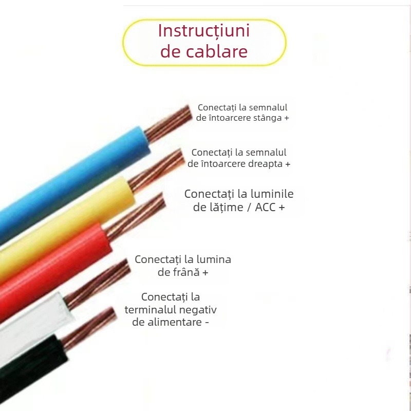 Lumină LED pentru farul de spate al pickup-ului, în formă de os de pește, 15W, 12–24V, PVC+LED, universal pentru autoturisme și camioane