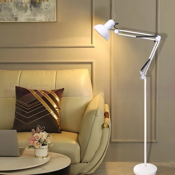 Lampă de podea FF005, stil Nordic, LED, tensiune ≤36V, abajur din fier, 1 sursă de lumină