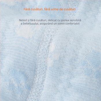 Set din două piese, în stil kimono, pentru nou-născuți și sugari – toamnă/iarnă, 100% bumbac