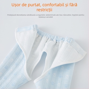 Set din două piese, în stil kimono, pentru nou-născuți și sugari – toamnă/iarnă, 100% bumbac