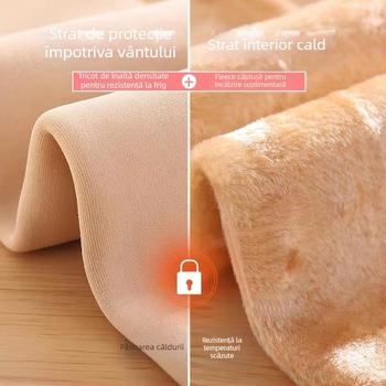 Colanți pentru copii pentru dans, cu căptușeală din fleece și țesătură din nailon, respirabili și absorb sudoare