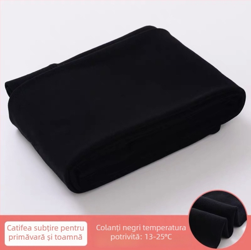 Colanți pentru copii pentru dans, cu căptușeală din fleece și țesătură din nailon, respirabili și absorb sudoare