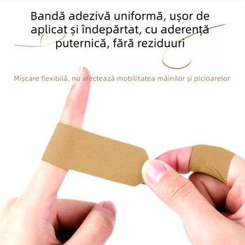 Plasture cu ulei de cal pentru mâini și picioare uscate, 50 plasturi/cutie, textură unguent, parfum herbal