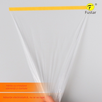 Foster folie de protecție de mascare, de unică folosință pentru vopsire, 0,6 mm grosime, bază din hârtie japoneză, adeziv Crystal, film transparent de protecție împotriva prafului pentru decorul casei