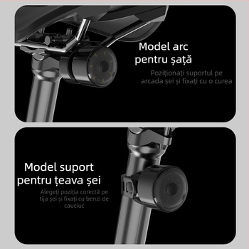 Lampa LED pentru spatele bicicletei cu senzor, 2W, 300mAh, rază până la 50 m, logo personalizabil