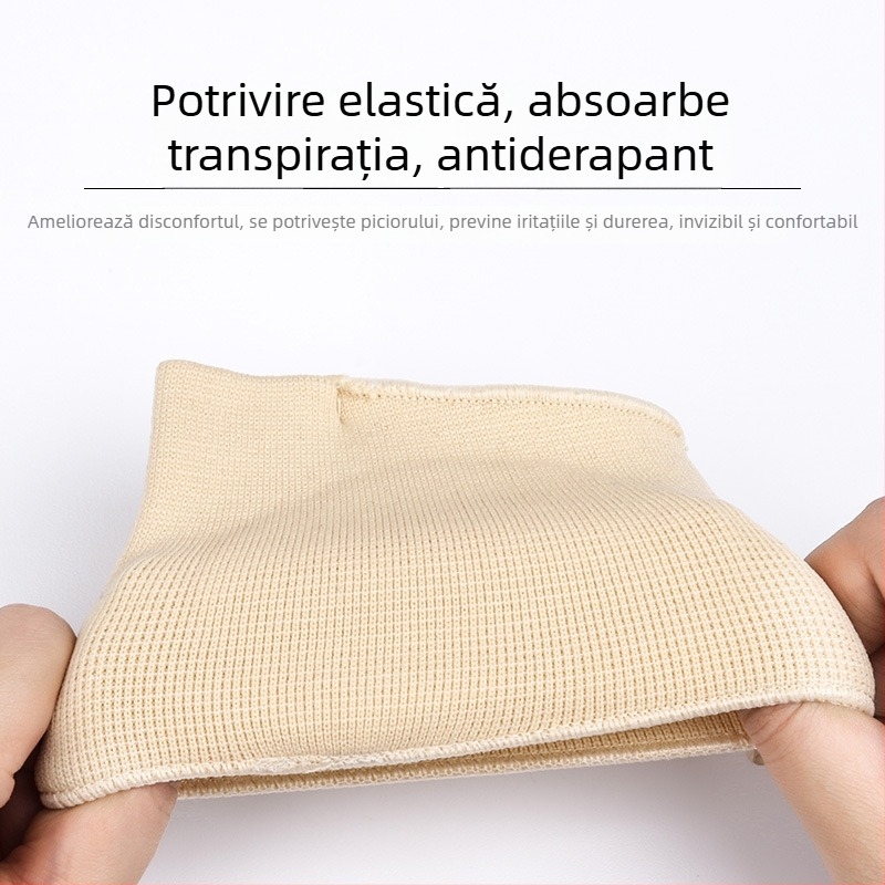 Padă metatarsiană pentru partea anterioară a piciorului cu gel siliconat încorporat – Unisex, Model XieKou; Brand Qinxin; potrivită pentru adidași, pantofi din piele, ghete, pantofi casual și de lucru; talpă interioară: confortabilă