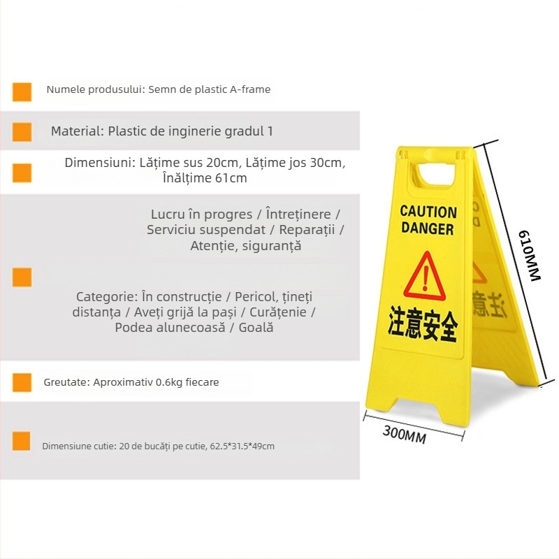 Semn A-Frame Interzicere Parcare - Semn de avertizare Jinyu, Distribuție la nivel mondial