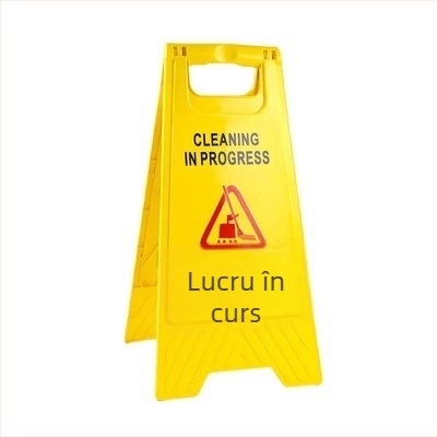 Semn de avertizare în formă de A pentru oprire/parcare interzisă, WLS-1101, Turnare prin suflare, Silk Screen, Film reflexiv economic, Origine: Shandong