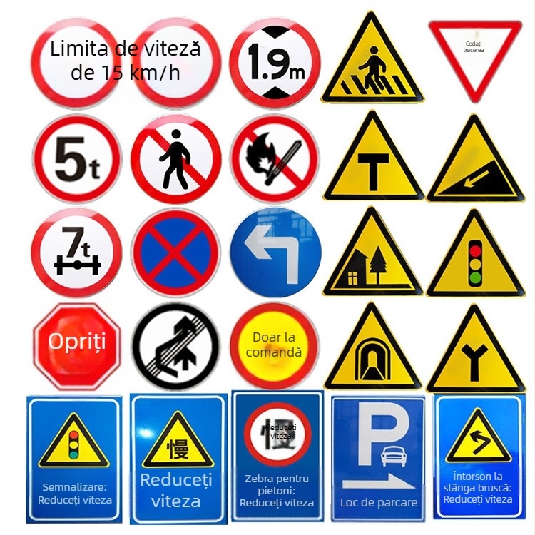 Semn de limitare a vitezei – Anke, seria de semne rutiere