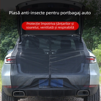 Plasă antițânțari pentru portbagajul mașinii SUV/Off‑Road – pentru camping și protecție solară, Poliester, Deschidere 1 mm, Diametru fir: Alt, Durată de viață >5 ani
