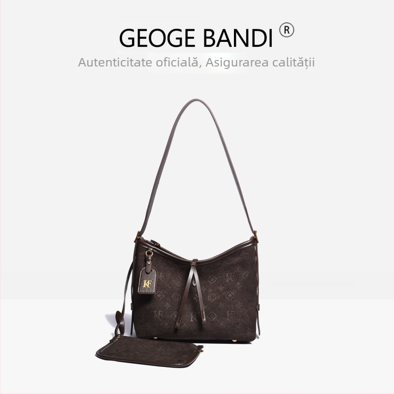 Geantă Tote în stil urban simplu, din super fibră; formă orizontală pătrată; închidere cu fermoar; căptușeală poliester; buzunar intern pentru telefon; cu o singură curea de umăr; pentru utilizare zilnică, lansare vara 2025.