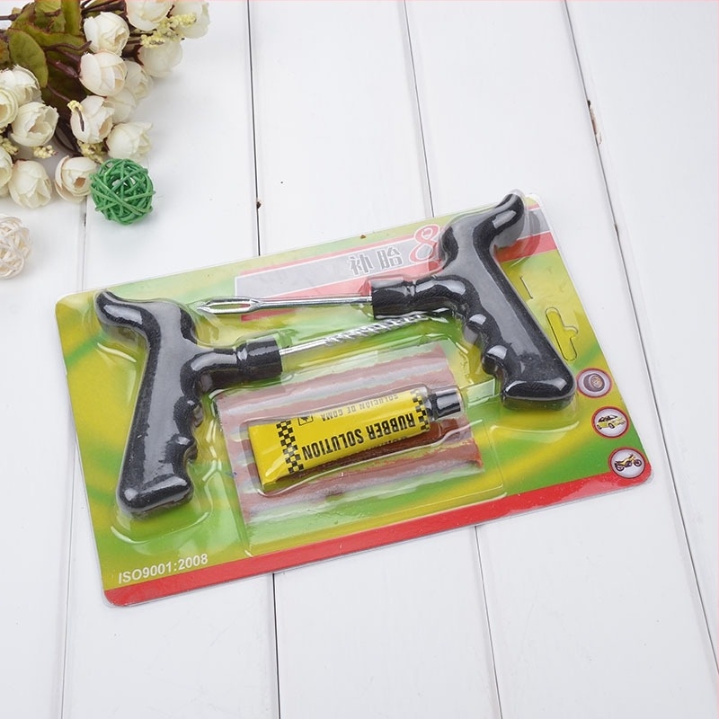 Kit de unelte pentru repararea anvelopelor auto și a motocicletelor – set de 8 piese, unelte pentru reparații rapide