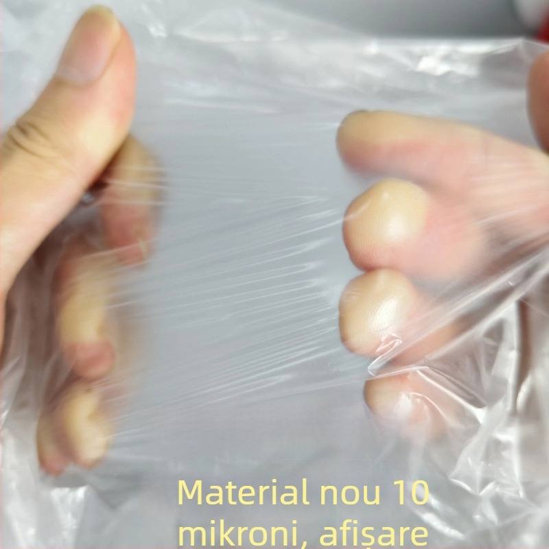 Film de mască de unică folosință, cu autoadeziv electrostatic, pentru decorare și vopsire, 10 μm, 20 m lungime, bază HDPE, transparanță 90%