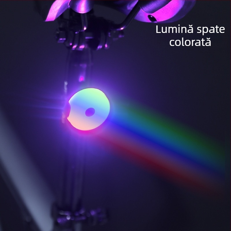 Set de lumini pentru bicicletă pentru noapte — far frontal și lumină din spate, pentru biciclete de drum și MTB; iluminare puternică; Brand Jiu yue/yuuisd; Personalizare disponibilă; Etichetă privată; Import: Nu