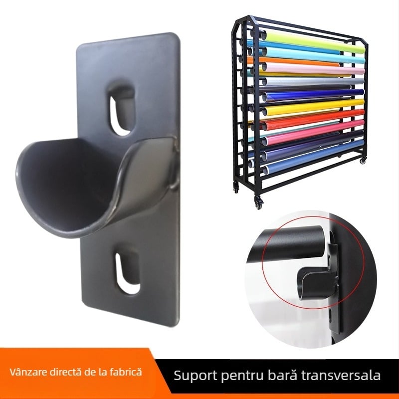 Accesorii pentru raft de afișaj textile – coloană cu orificiu în formă de dovleac, raft pentru folie de schimbare a culorii la mașină, clips pentru tavă de carduri