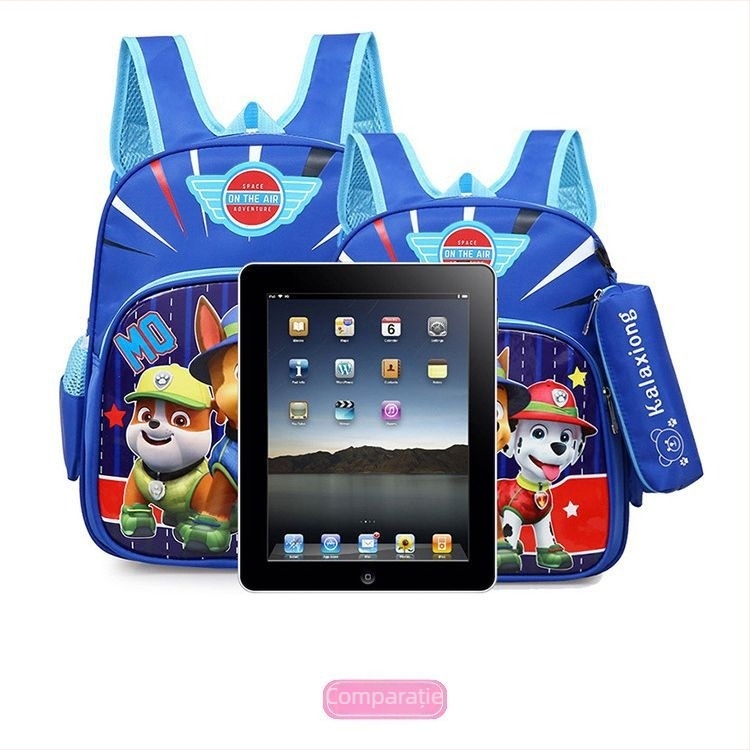 Rucsac Paw Patrol pentru copii - nailon, respirabil, ultraușor, rezistent la uzură, curele cu aer