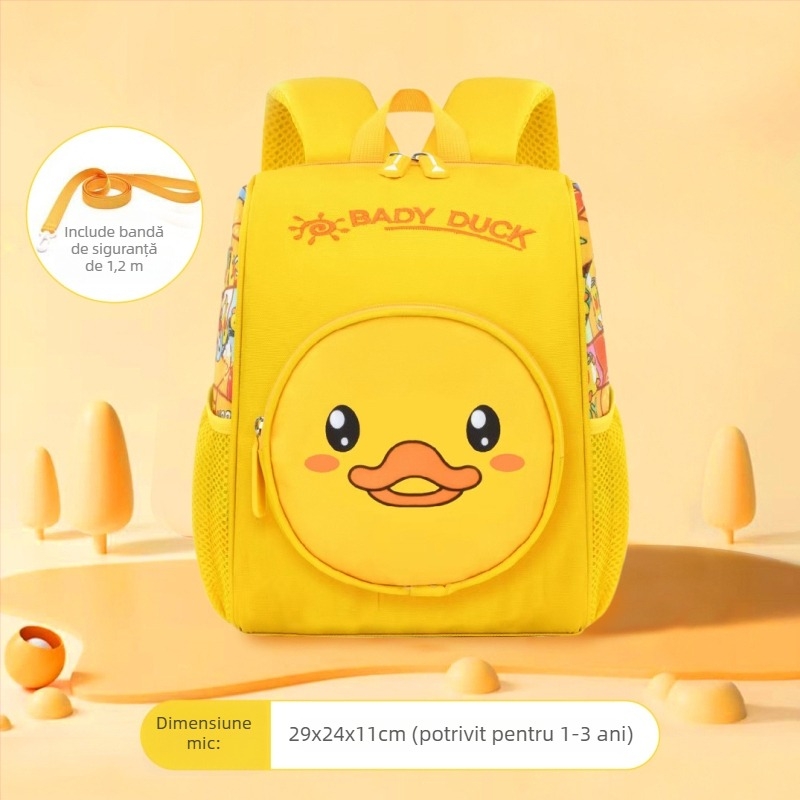 Ghiozdan pentru grădiniță, impermeabil, capacitate mare, anti-pierdere, unisex, pentru școală; material: Oxford, căptușeală: nylon, bretele curbate