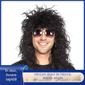 Perucă cosplay – stil punk-rock, scurtă, fibre rezistente la temperaturi înalte, poate fi vopsită, model KZ-001