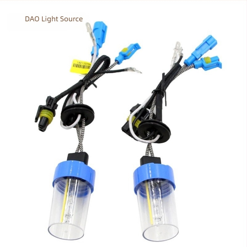 D2H bec HID de înaltă luminozitate, 55W, 12V, universal plug-in, 6000LM, 30000h, 5500K-6500K