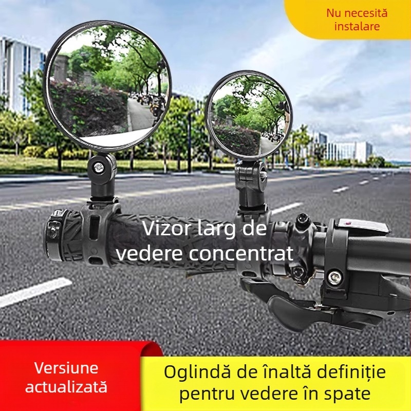 Oglindă retrovizoare pentru bicicletă, Qiwang, Material: Alt, Tensiune: Alt