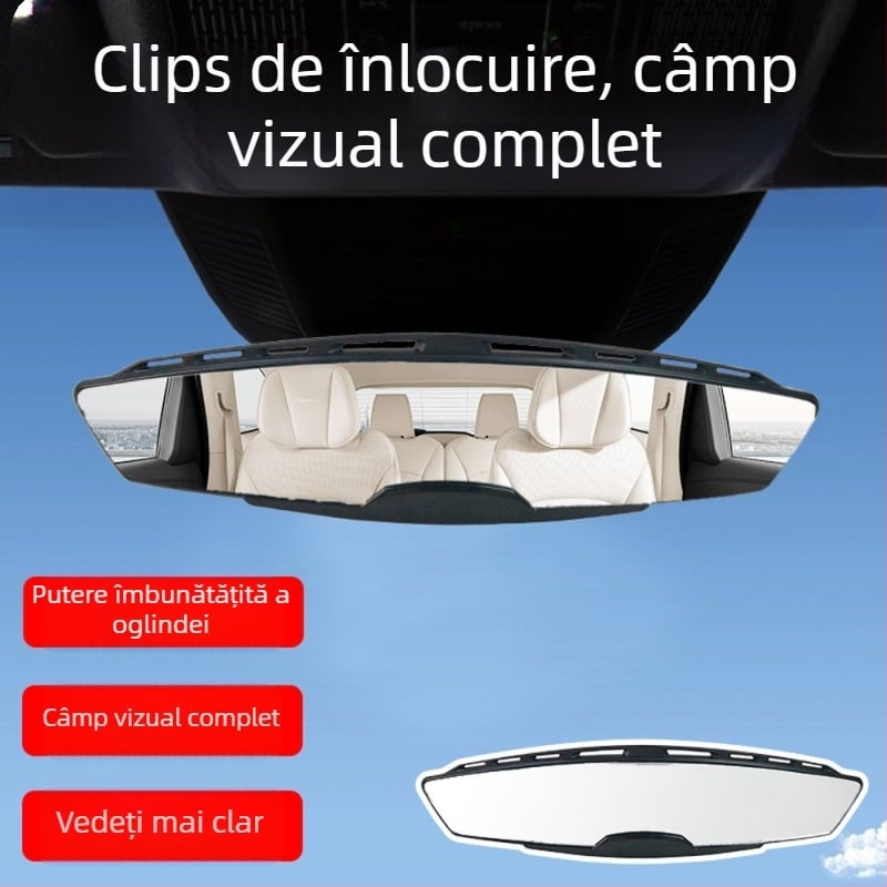 Oglindă retrovizoare auto – unghi larg, oglindă auxiliară, câmp vizual mare