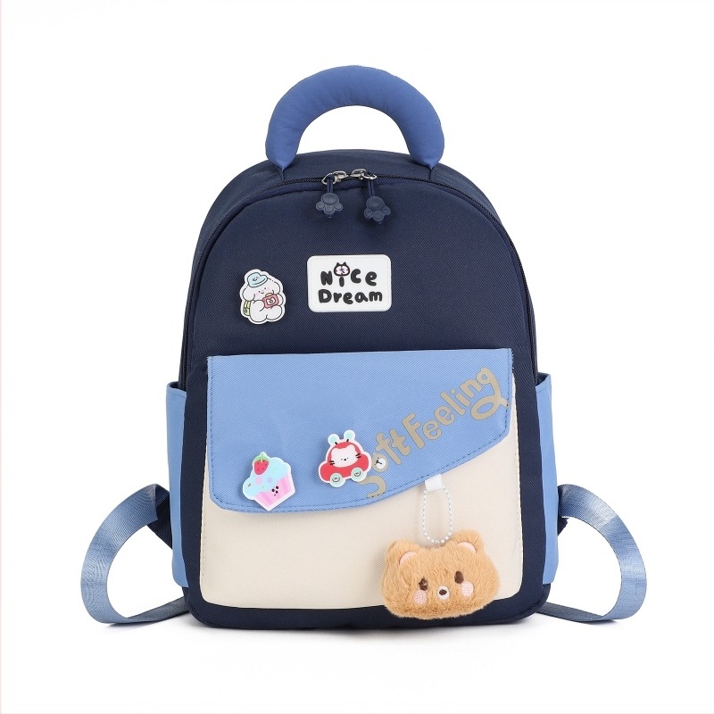 Rucsac pentru copii - model anime, material Oxford, impermeabil, căptușeală poliester, bretele curbate