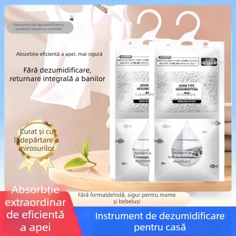 Pungă desicantă pentru agățat — 200 buc., 80 g, ambalaj: pungă, uscare și desumidificare