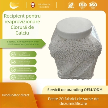 Desicant din clorură de calciu pentru cămine și garderobă — absorbție a umezelii, anti mucegai; 2,5 kg, ambalaj cutie, 1 bucată, așezat orizontal