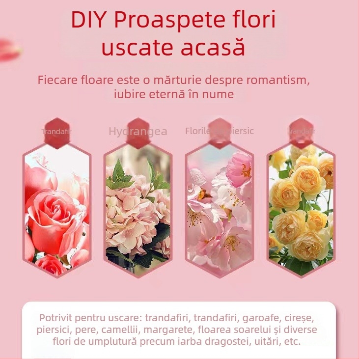 Desicant pentru flori în pungă pentru flori uscate DIY (Brand: Changquan; Funcție: Uscare și deshumidificare; Greutate: 1 kg; Ambalaj: pungă; Poziționare: așezat orizontal)
