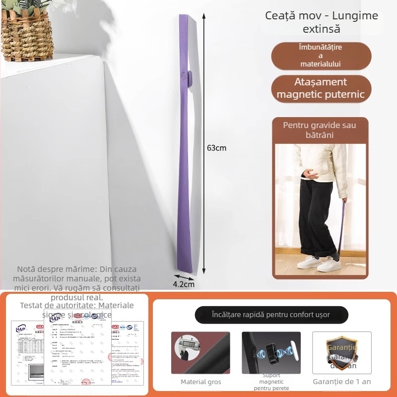 Magnetică cu mâner lung pentru femei însărcinate și vârstnici, fără a te apleca, uz casnic, Friendly, pentru primăvară