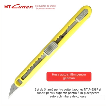 NT Cutter suport de cuțit cu 5 compartimente A-551P/553P pentru folie de înfășurare auto