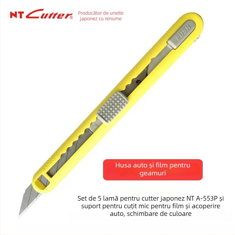 NT Cutter suport de cuțit cu 5 compartimente A-551P/553P pentru folie de înfășurare auto